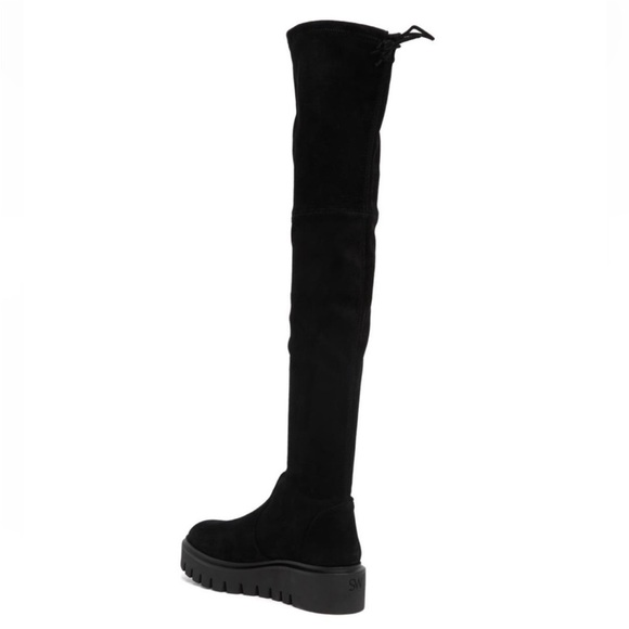 Stuart Weitzman Chalet Suede Black Over-the-Knee Boots - Picture 2 of 9